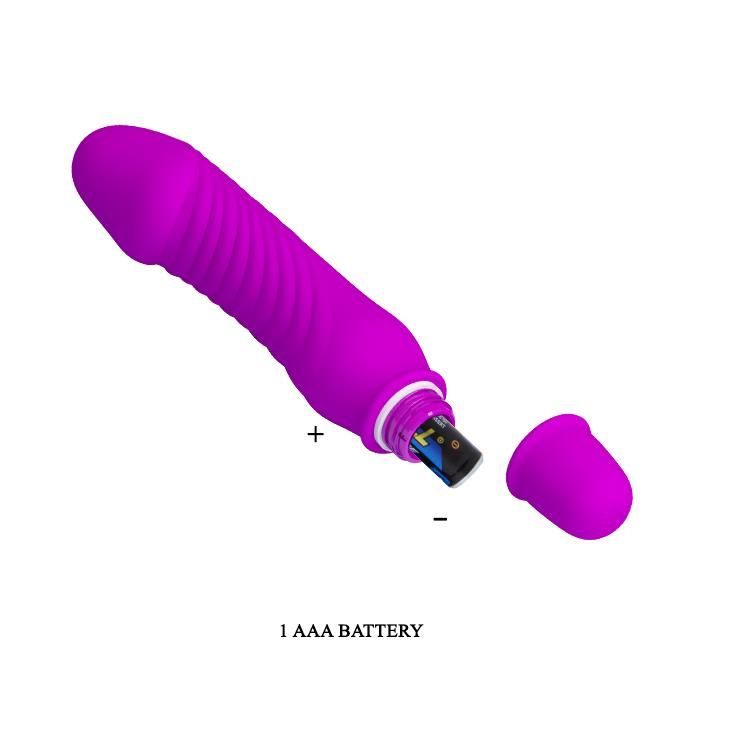Вибратор Pretty Love Justin, 13,5 см (фиолетовый)