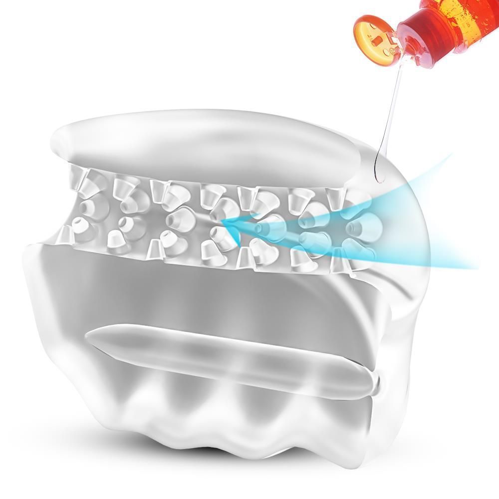 Мастурбатор с вибрацией B - Series Joy Master (прозрачный)