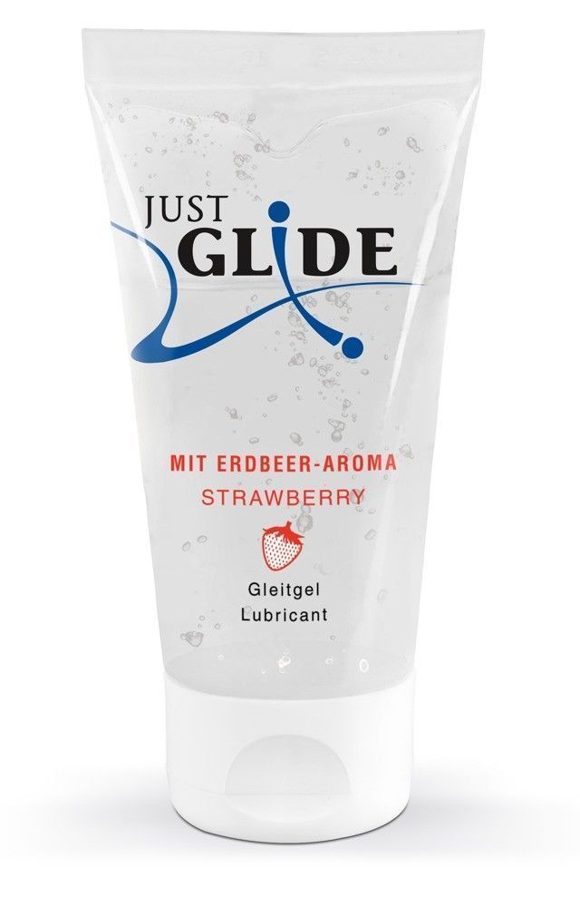 Lubrykant na bazie wody Just Glide Strawberry, 50 ml