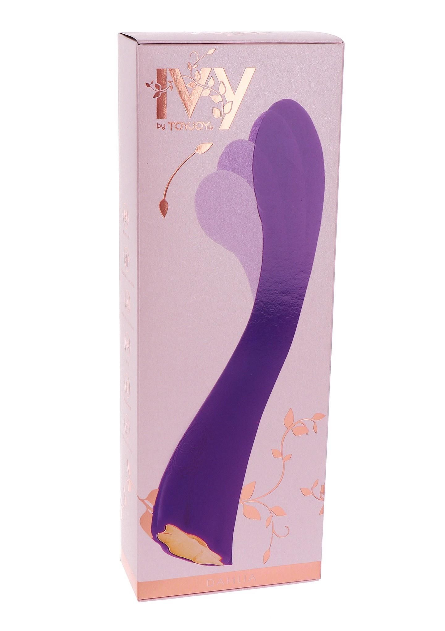 Wibrator ToyJoy Dahlia G-Spot, 23 cm (fioletowy)