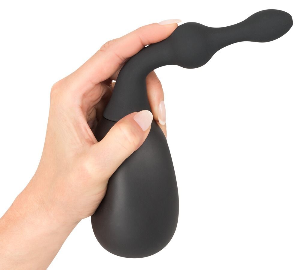 Анальний душ Black Velvets Douche Small, 14 см (черный)