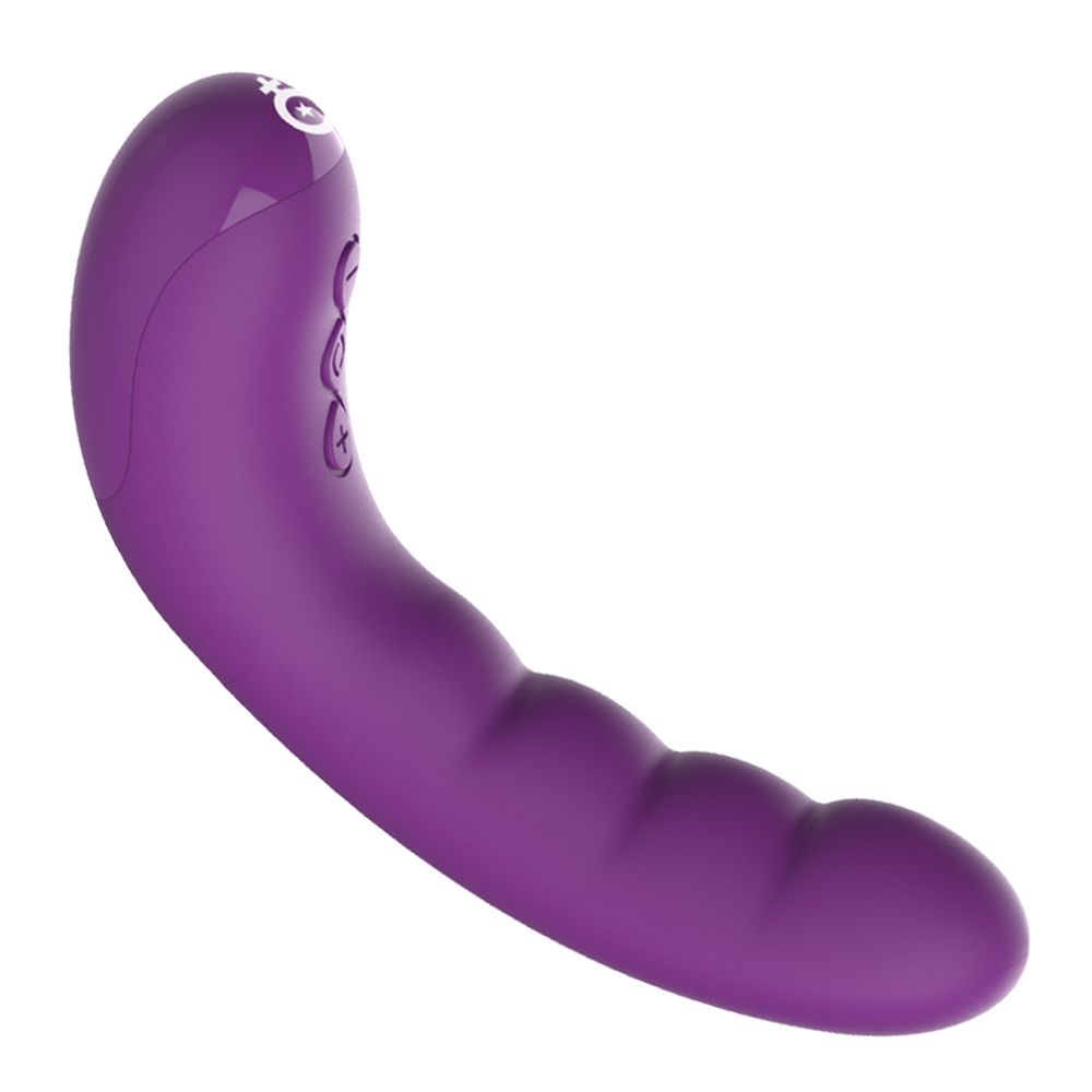 Вибратор Rewocurvy Super Flexible, 17 см (фиолетовый)