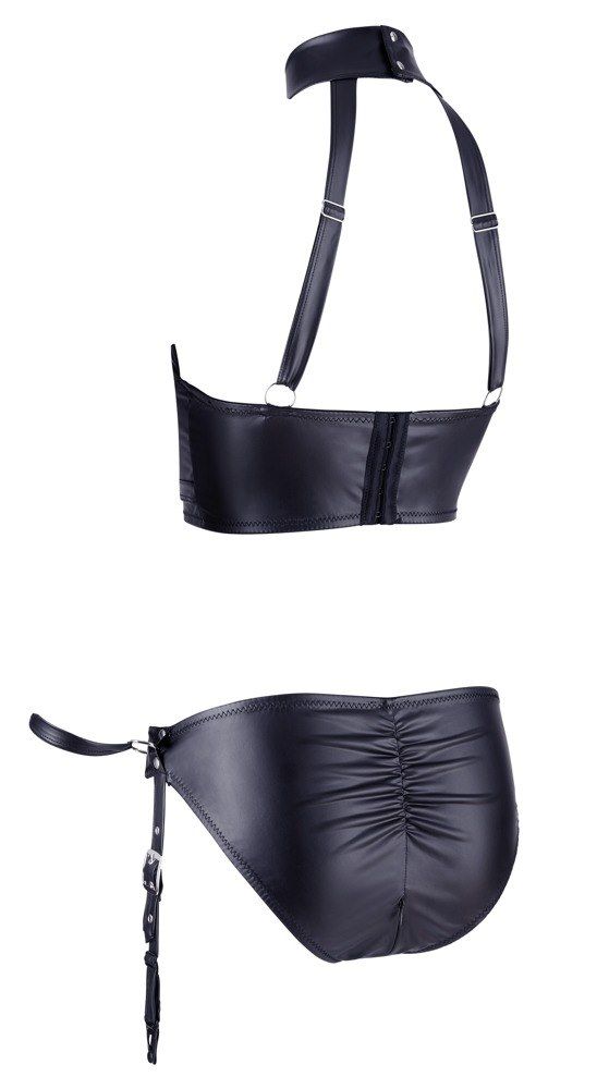 Сексуальный комплект Cottelli Bondage Bra Set, M (черный)