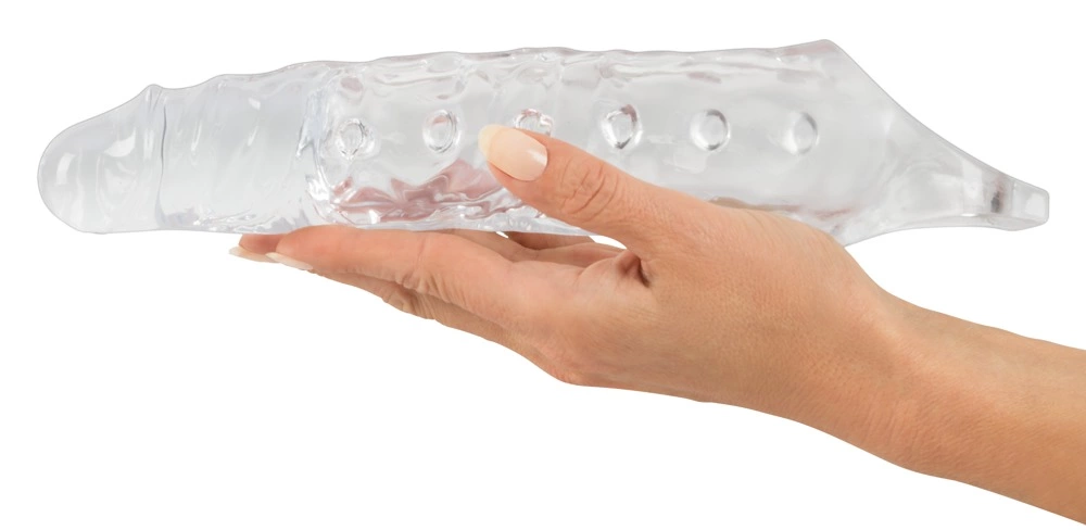 Насадка на пеніс Crystal Clear, 27.8 см (прозорий)