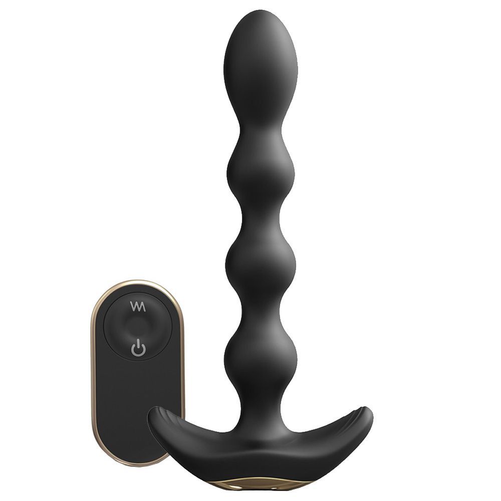 Анальна пробка Dorcel Flexi Balls, 18,2 см (чорний)