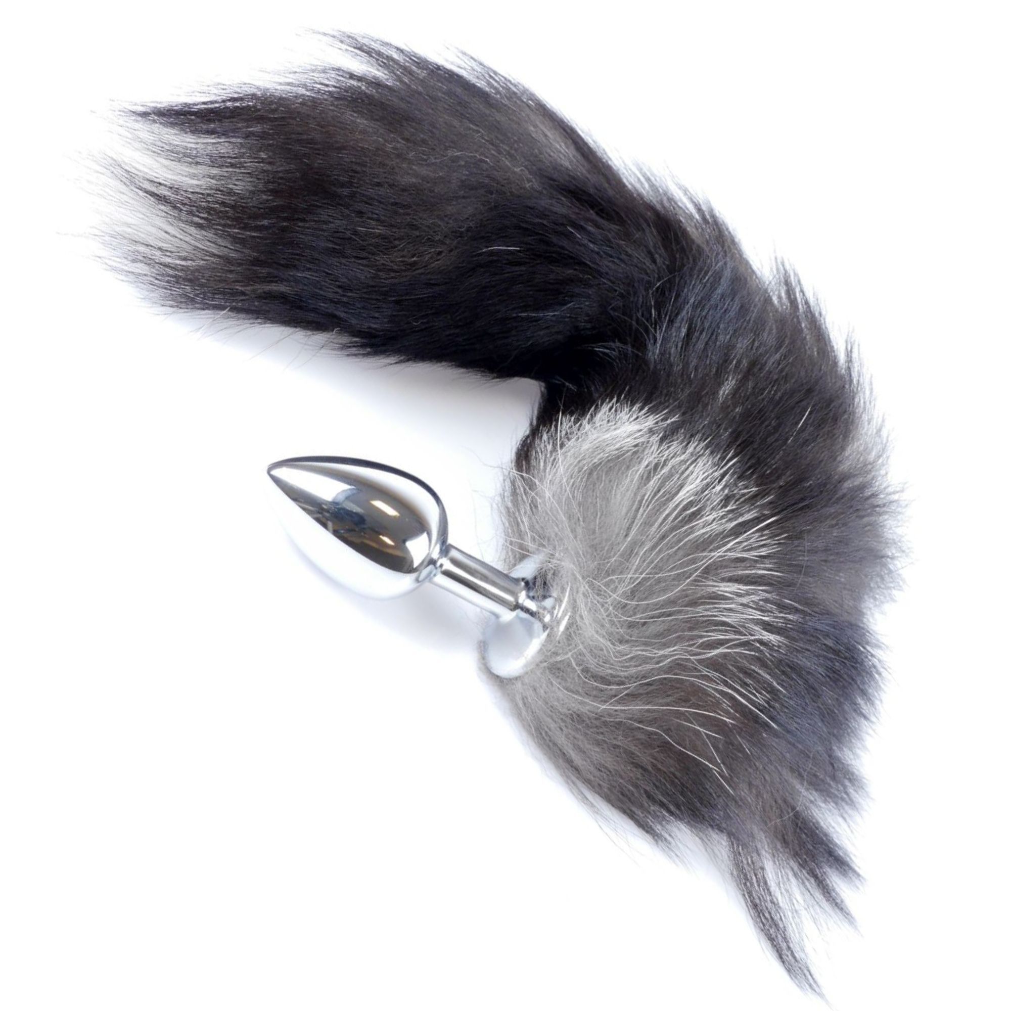 Korek analny Boss Fox TAIL Black XXL, 9 cm (czarny)