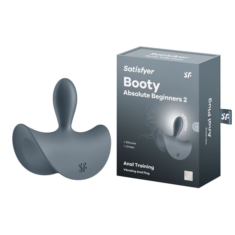 Korek analny Satisfyer Booty Absolute Beginners 2, 7.9 cm (szary)