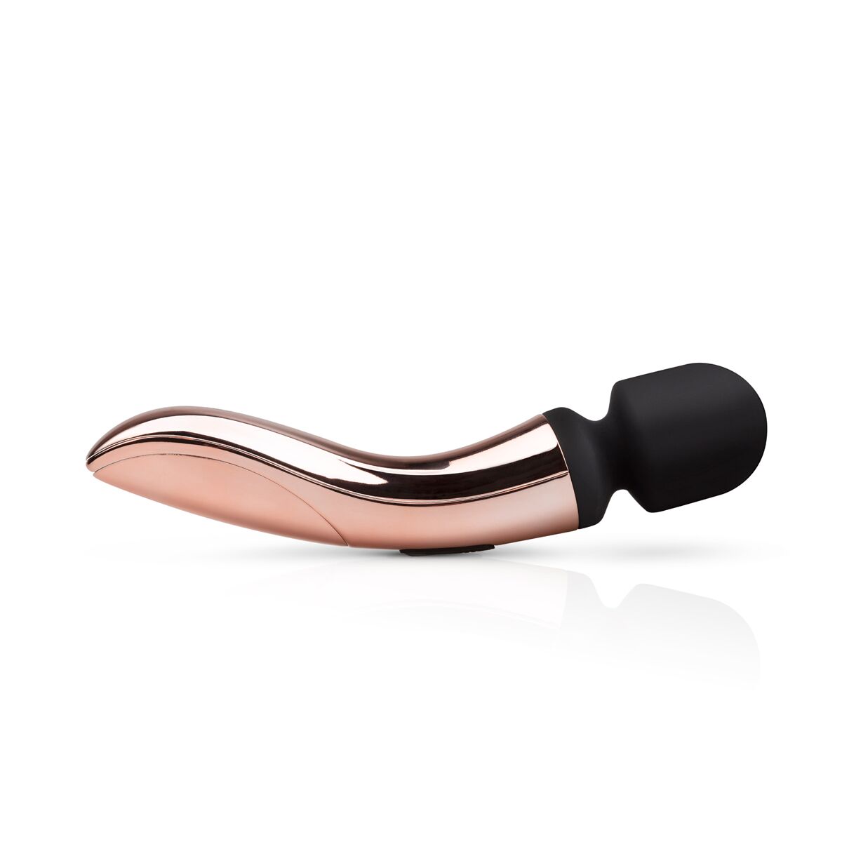 Вибратор Rosy Gold Nouveau Curve, 21 см (розовое золото)