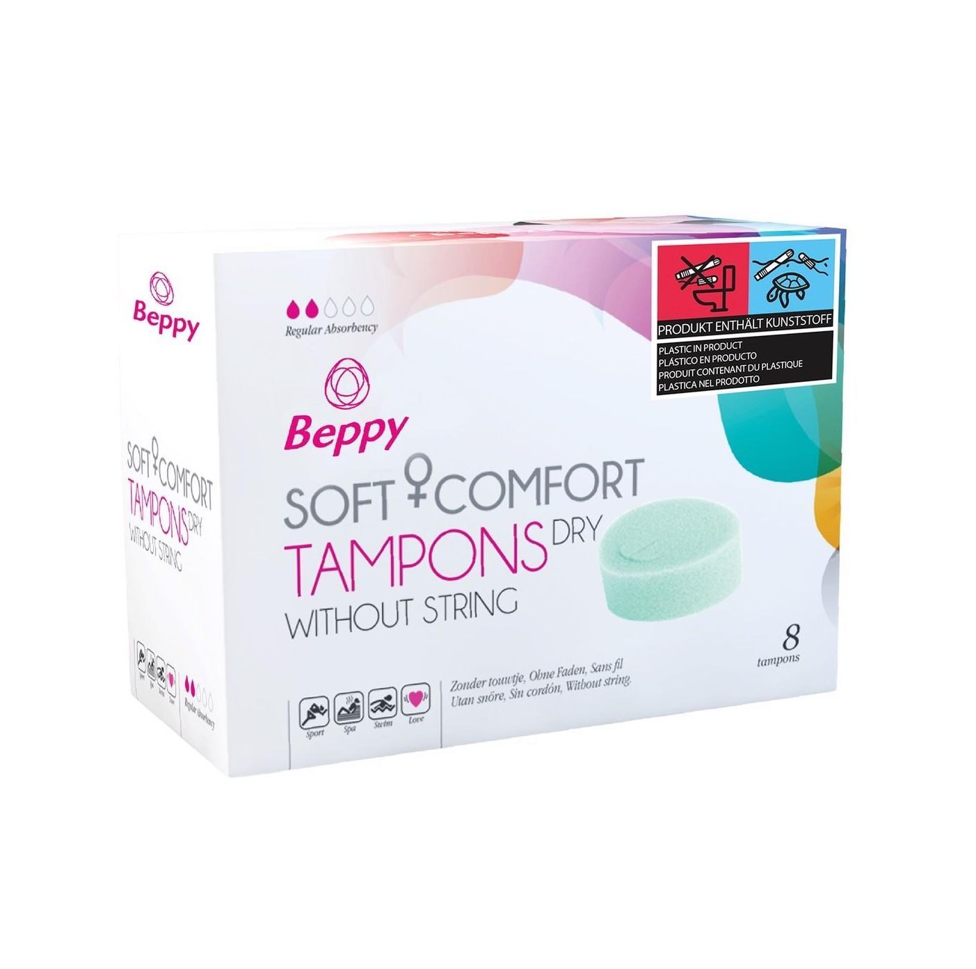 Тампоны Beppy Comfort Dry Tampons, 8 шт