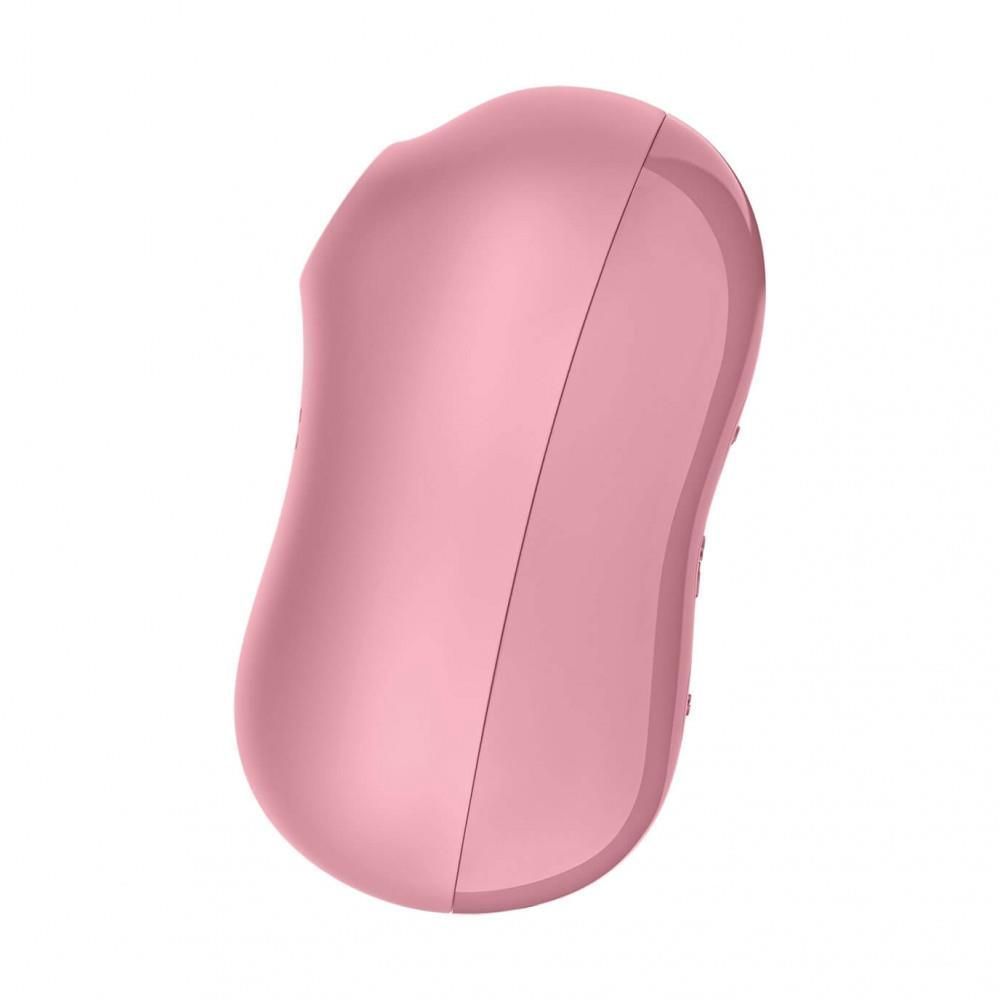Вакуумный стимулятор клитора с вибрацией Satisfyer Cotton (розовый)