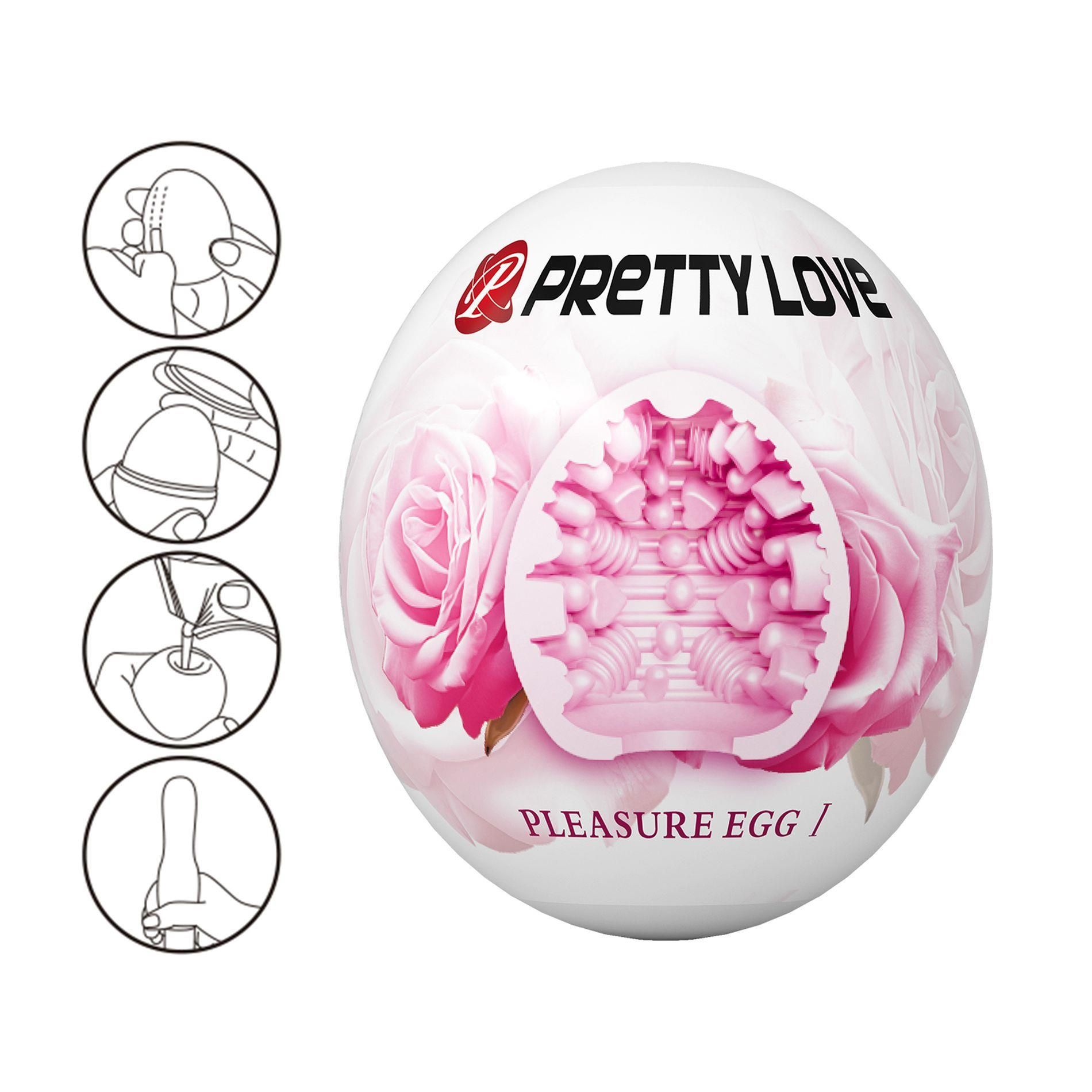 Мастурбатор яйце Pretty Love Pleasure Egg I (рожевий)