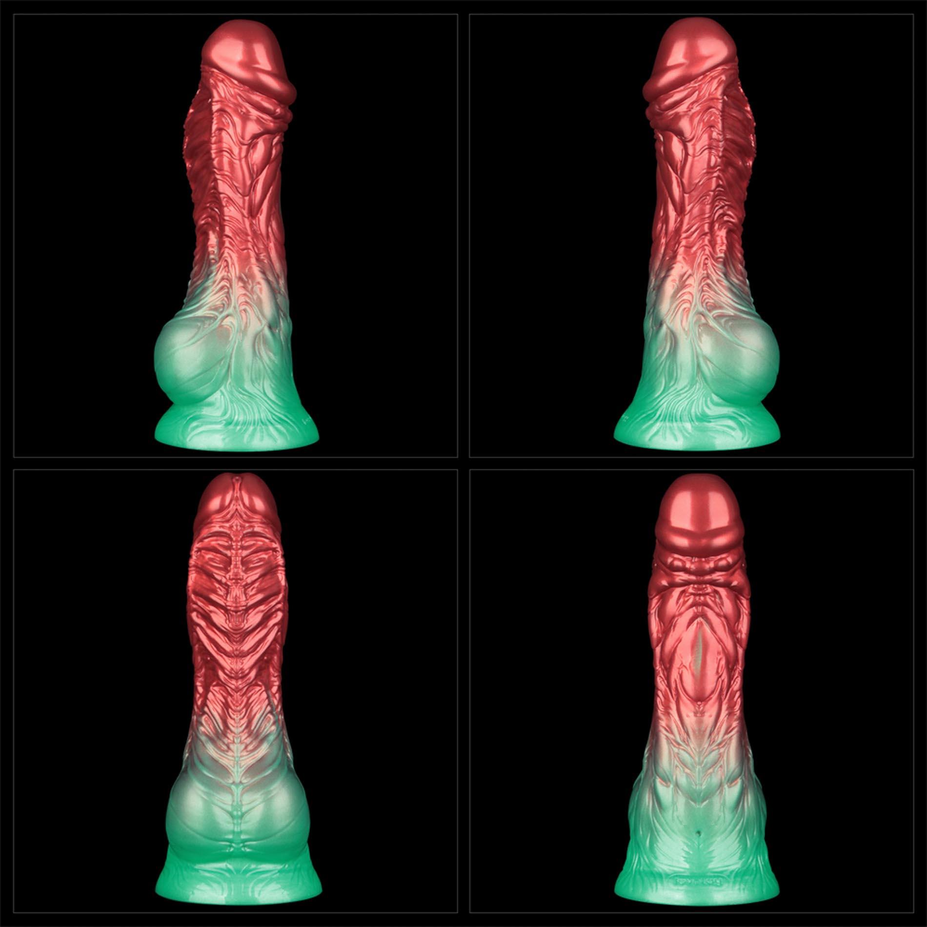 Фаллоимитатор Lovetoy Dual Density 8’’, 21 см (красный)