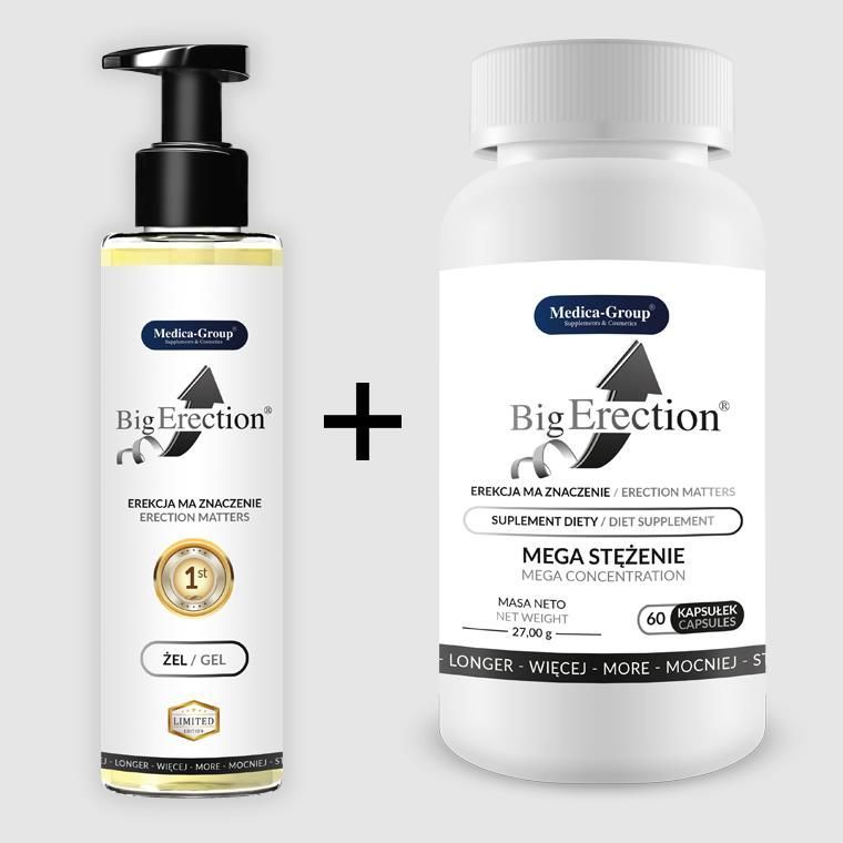 Medica-Group BigErection - Żel na erekcję, Bezzapachowy, 150 ml