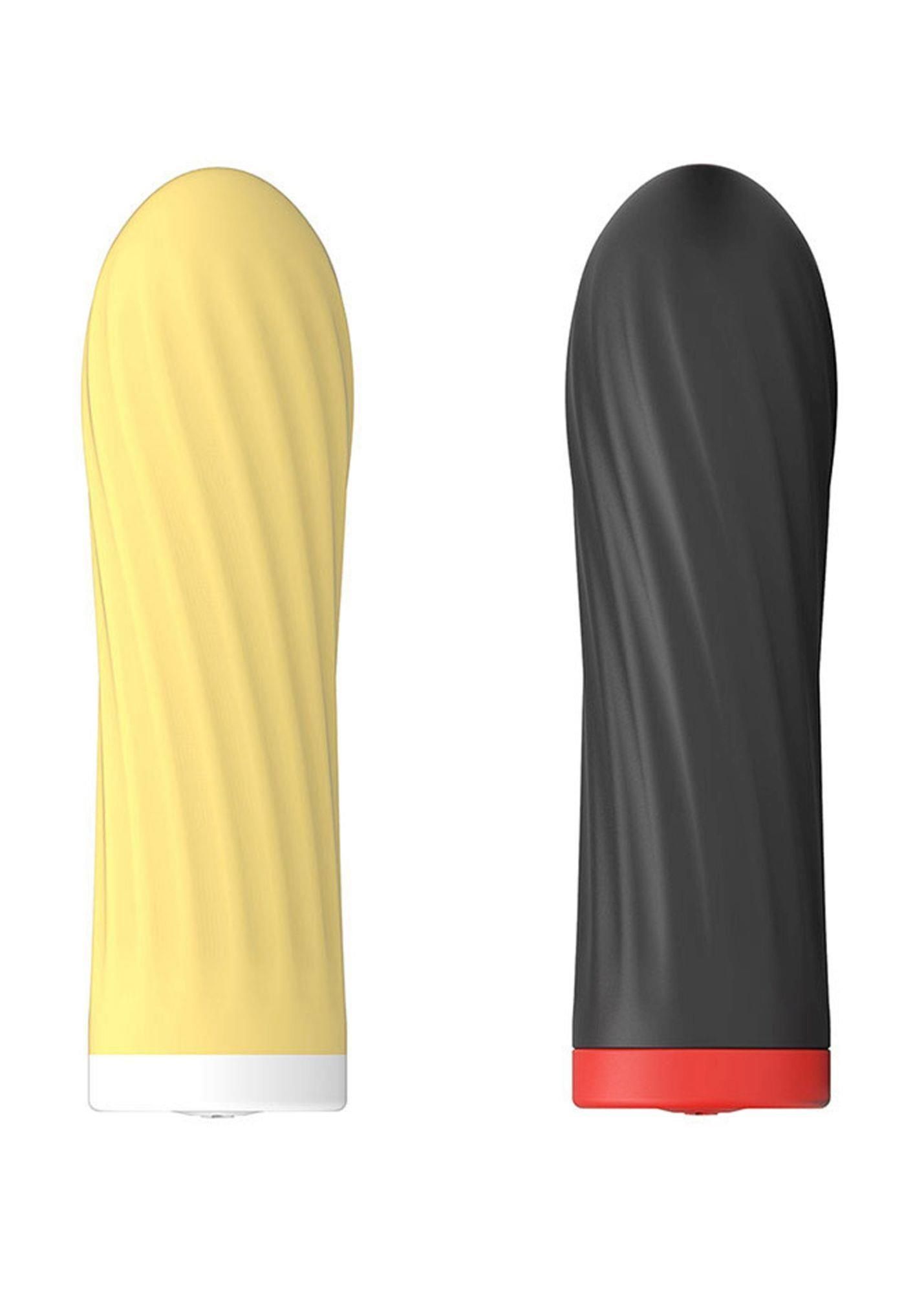 Wibrator B - Series Magic Rechargeable Silicone Touch, 8.5 cm (czarny)