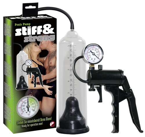 You2Toys Stiff & Strong - Pompka do penisa, Przezroczysty, 22 cm