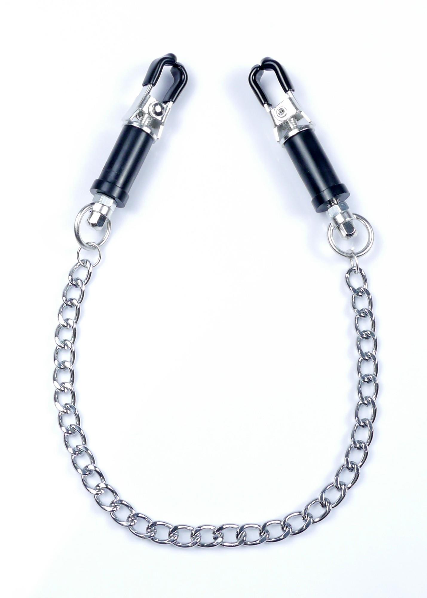 Зажимы для сосков Fetish B - Series Exclusive Nipple Clamps No.12, 43.5 см (серебристый)