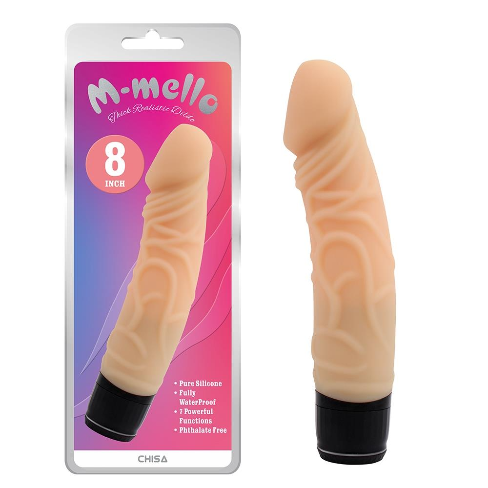 Реалистичный вибратор M-Mello, 20 см (телесный)