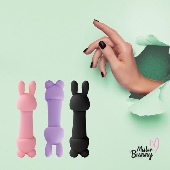 Вибратор для клитора FeelzToys Mister Bunny, 13,5 см (фиолетовый)