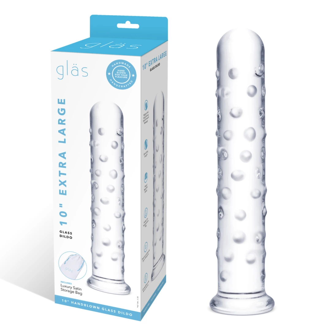 Dildo Glas Extra Large, 25 cm (przezroczysty)