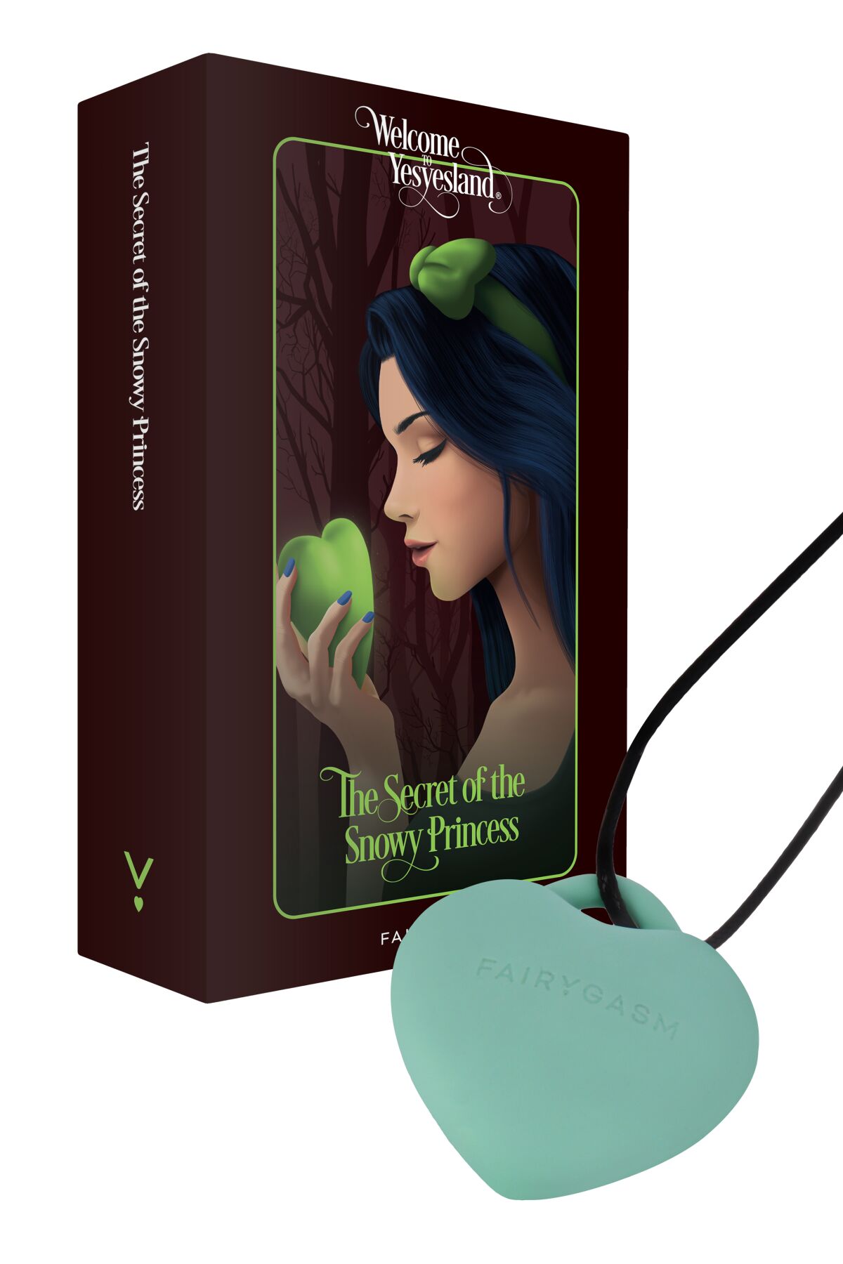 Вибратор для клитора FairyGasm PleasureStone, 5,5 см (зеленый)