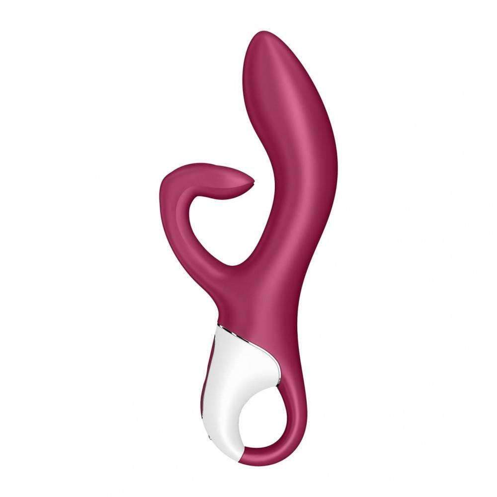 Wibrator królik Satisfyer Embrace Me, 20,5 cm (bordowy)