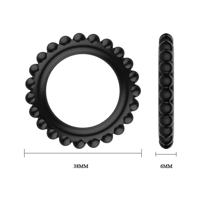 Набор эрекционных колец Baile Titan Cock Ring Set, 3 шт( чёрный )