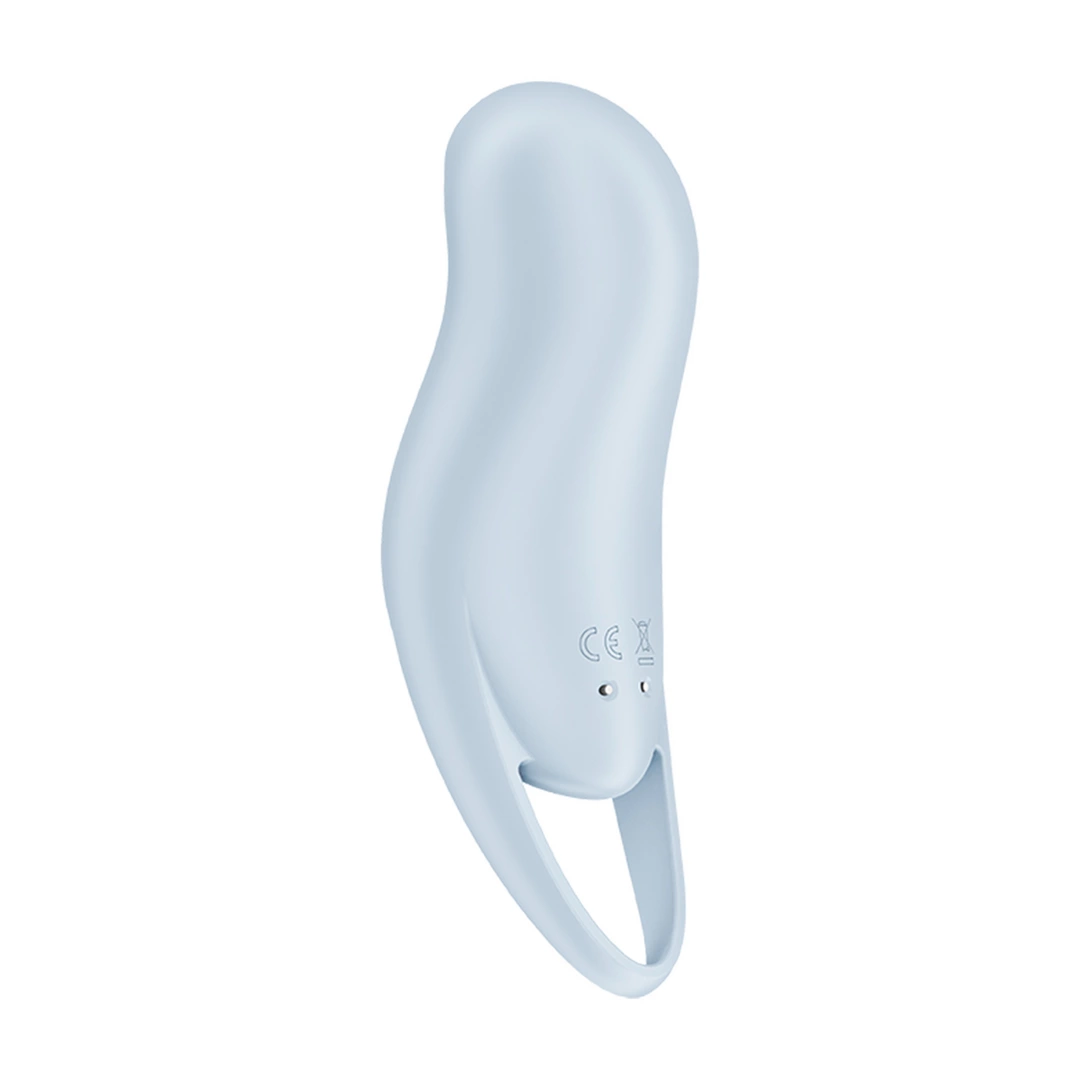 Вакуумный стимулятор клитора с вибрацией Satisfyer Pocket Pro 1 (голубой)