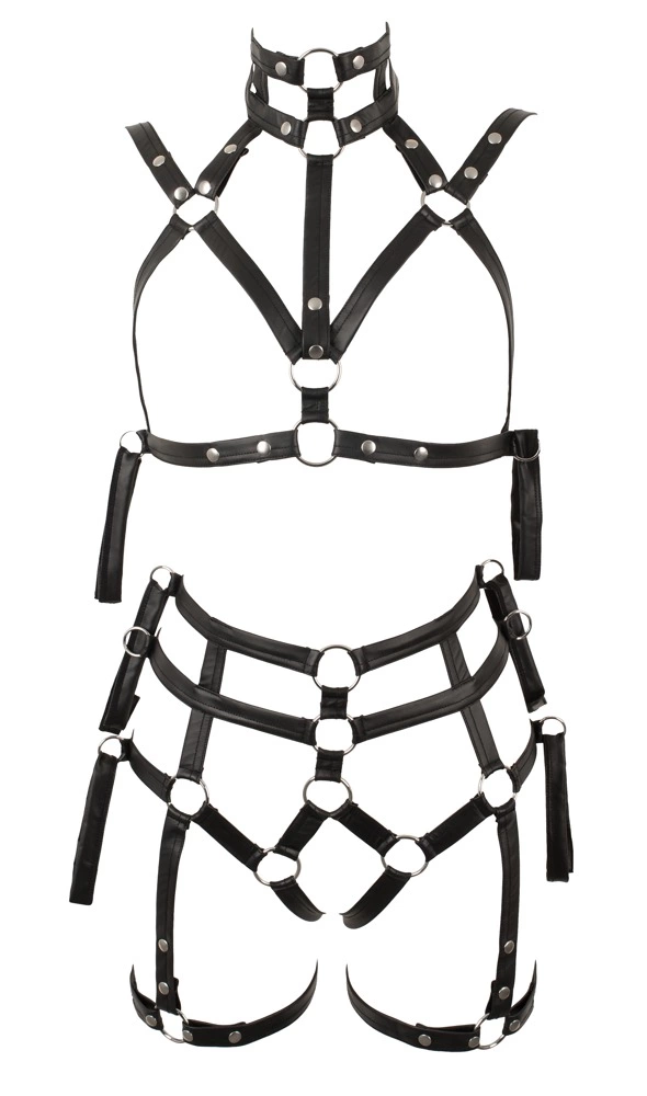 Бондажный набор Bad Kitty Naughty Toys Bondage Set, S/M (черный)