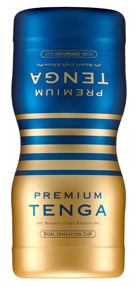 Двусторонний мастурбатор Tenga Premium Dual Sensation Cup (белый)