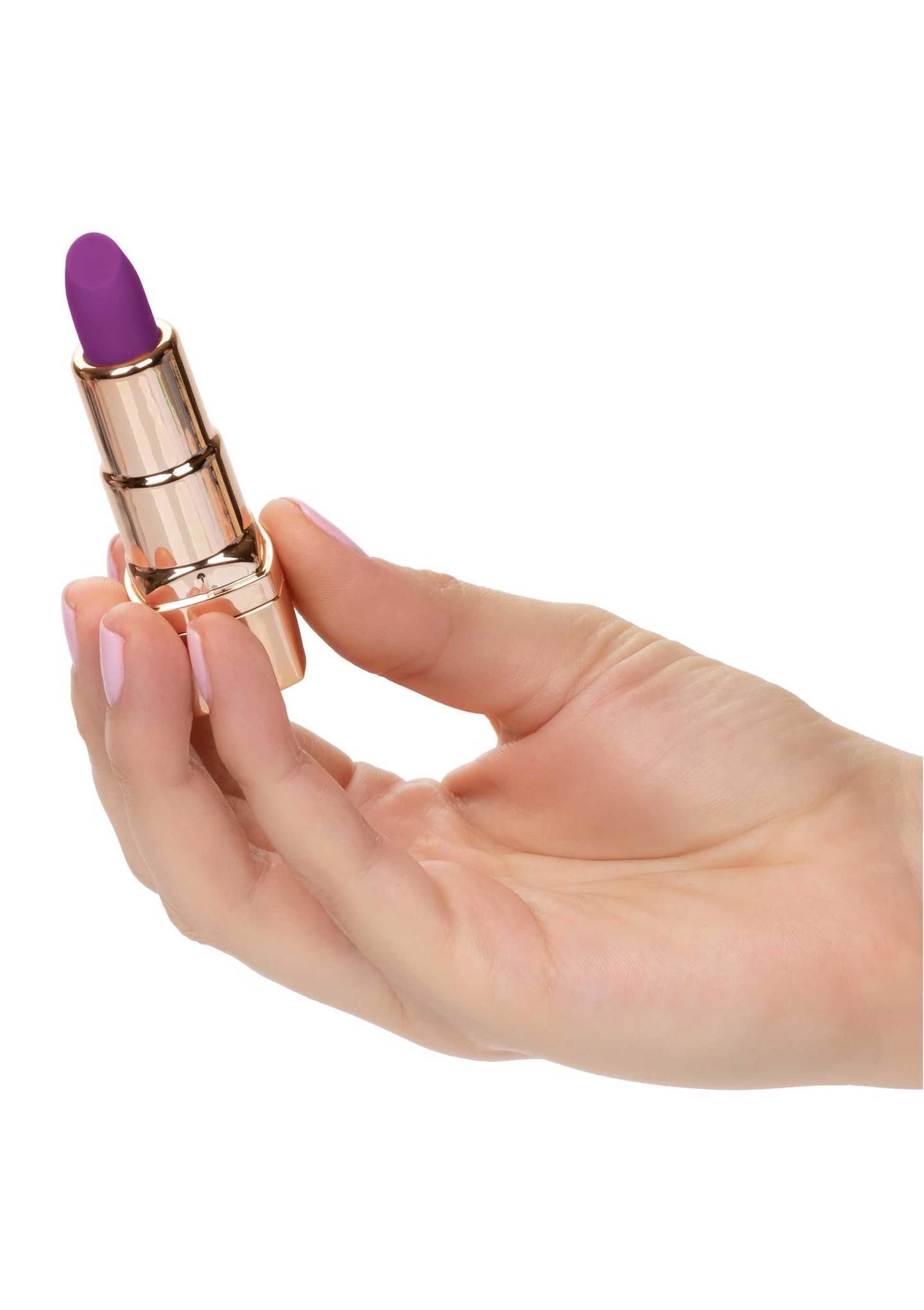 Мини-вибратор Calexotics Bad Bitch Lipstick, 7.5 см (золотой)