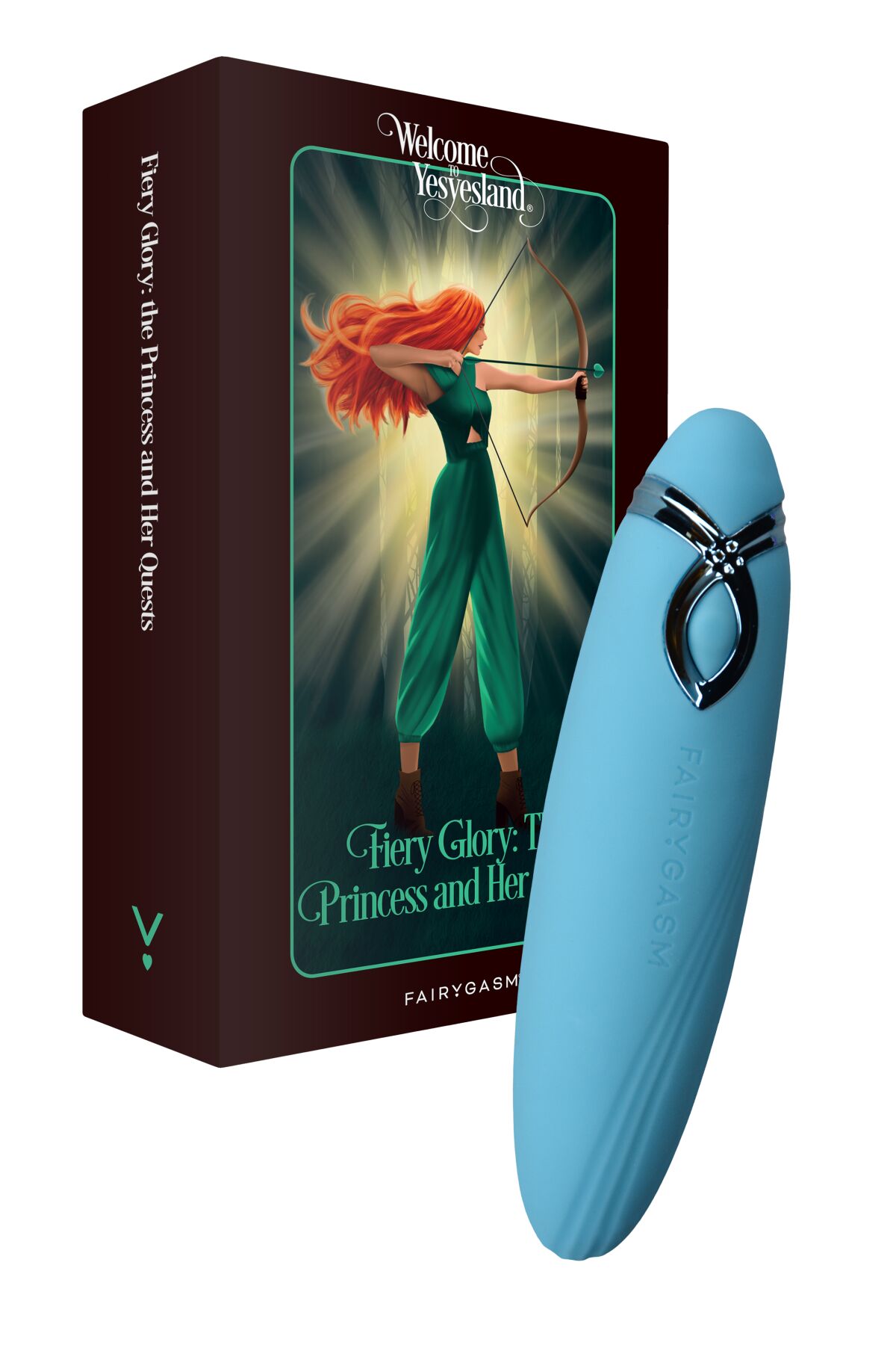 Вибратор FairyGasm PleasureArrow, 11,5 см (голубой)