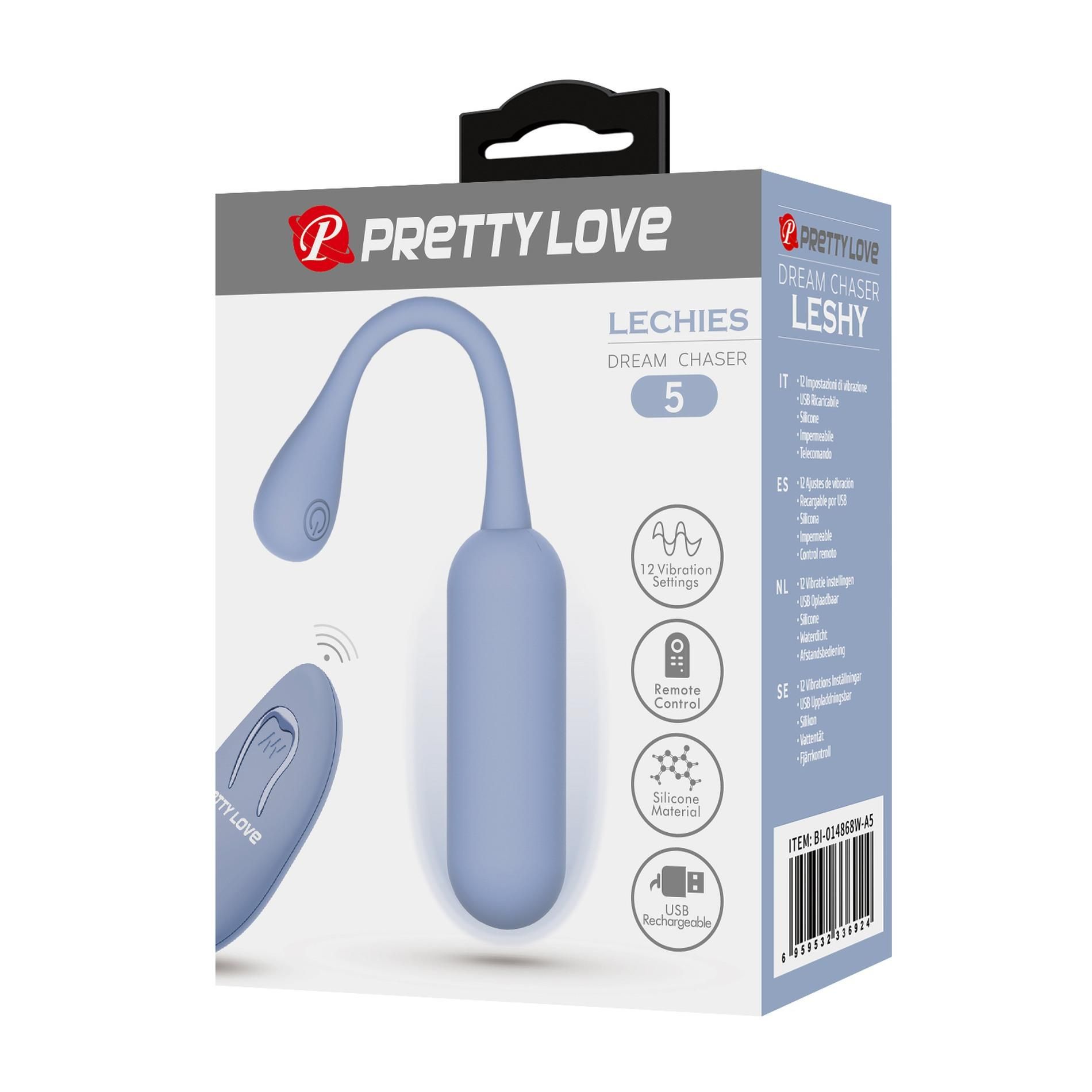 Виброяйцо Pretty Love Lechies Dream, 18,6 см (голубой)