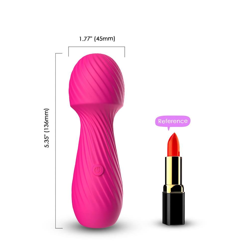 Вибратор для клитора Boss Series Wand, 13,5 см (розовый)