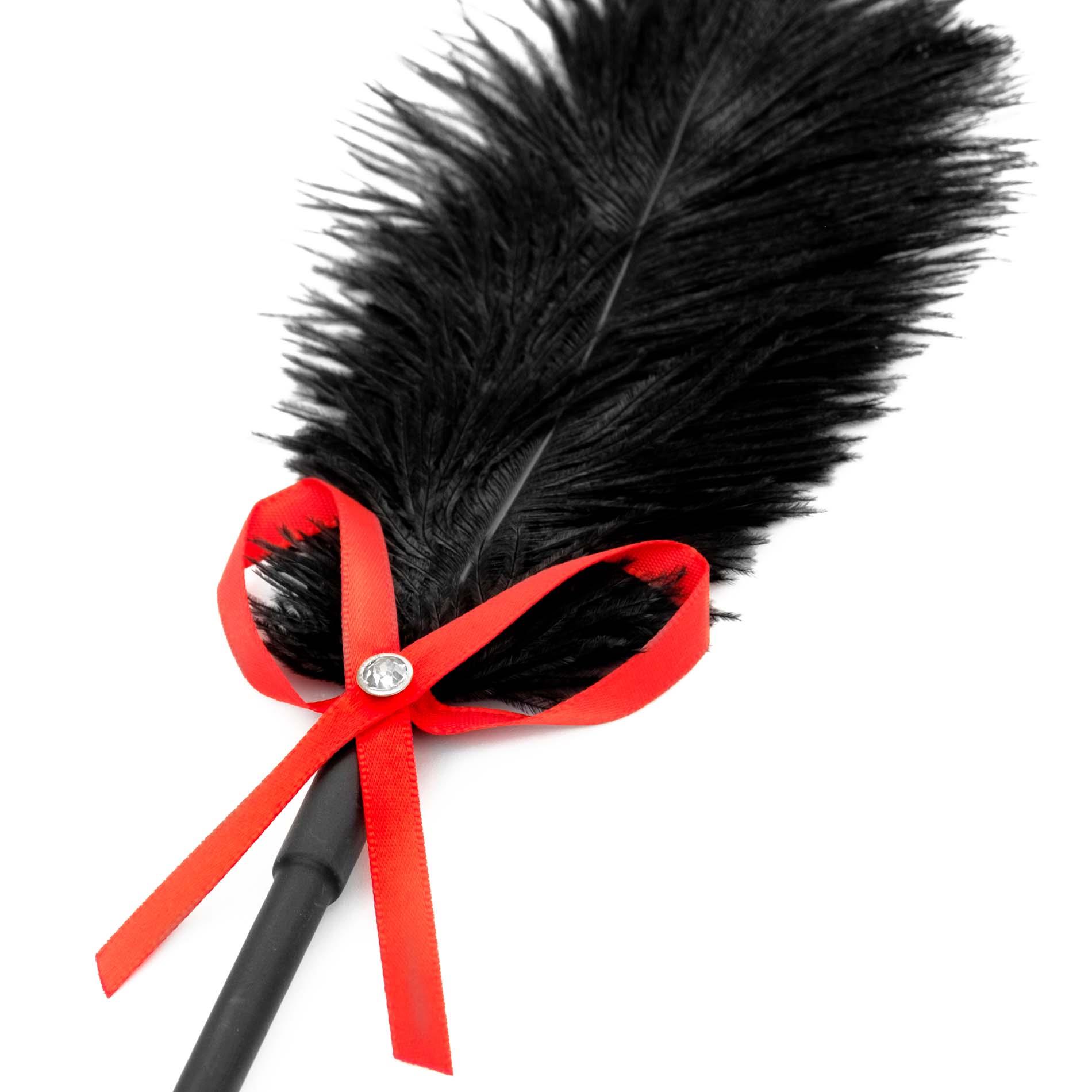 Стек Fetish B-Series Tickler & Whip 2.0, 36 см (черный)