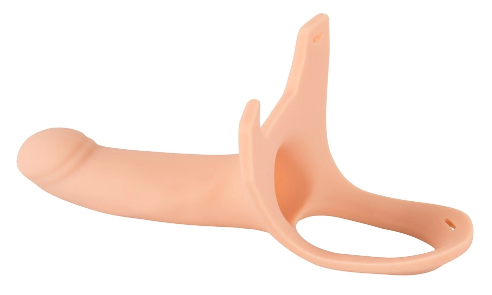 Страпон You2Toys Silicone Strap-on +5 cm medium, 16 см (тілесний)