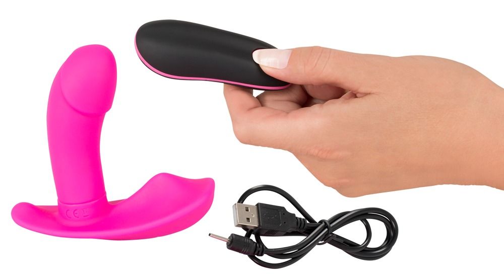 Вібратор Sweet Smile Remote Controlled Panty, 10.7 см (рожевий)