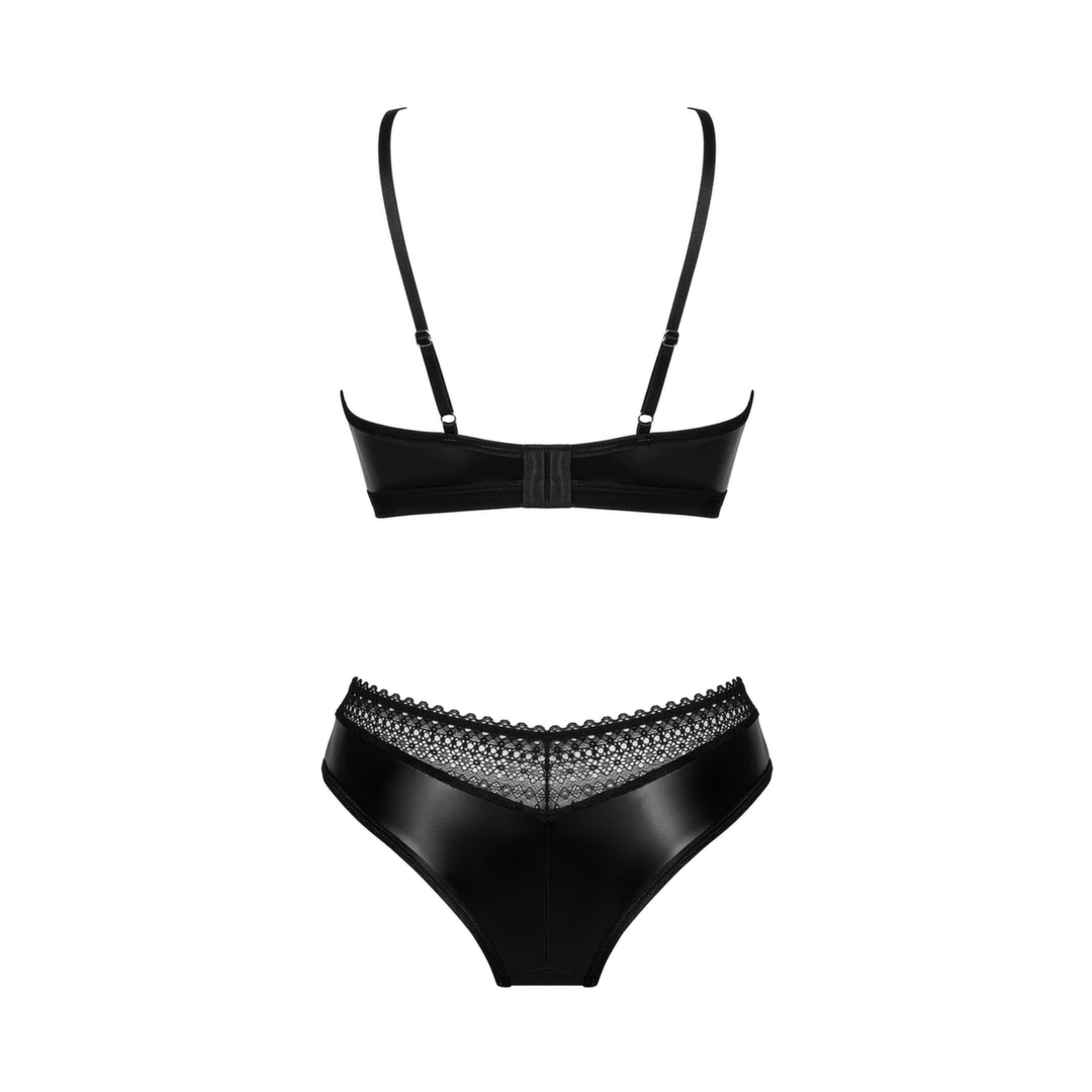 Комплект белья Obsessive Norides, M/L (черный)