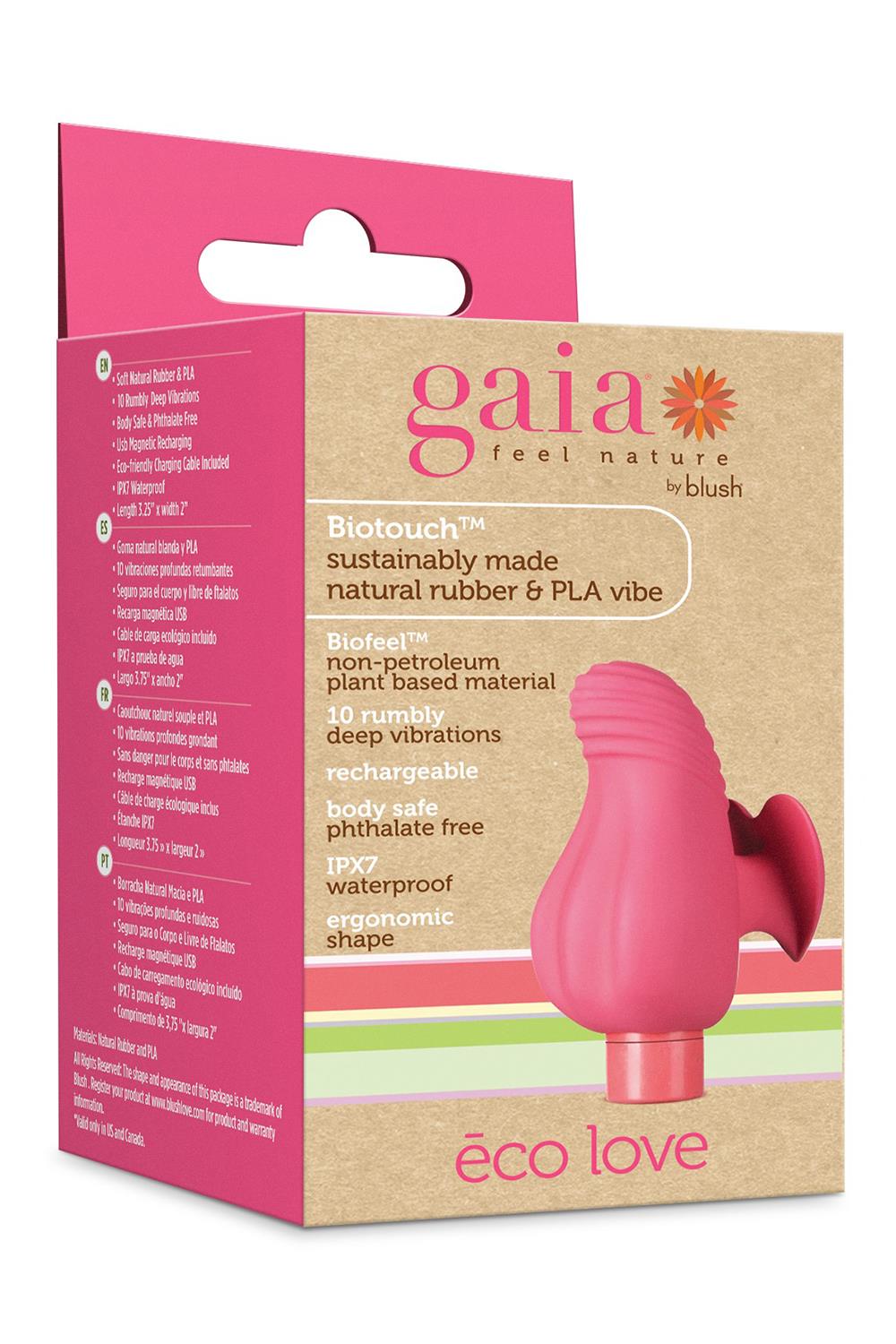 Вибратор для клитора Blush Gala Eco, 8.3 см (кораловый)