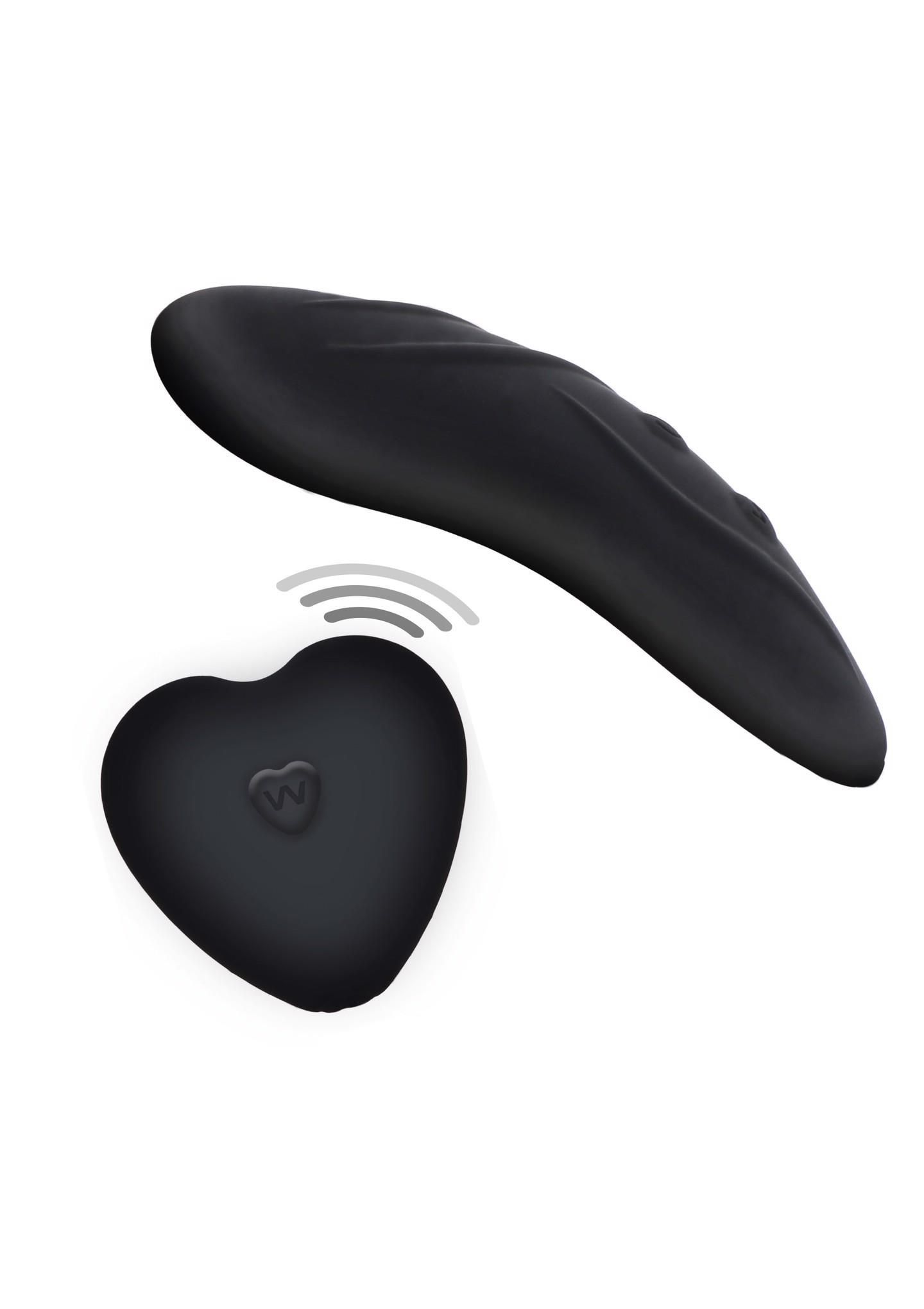 Вибратор в трусики Toy Joy Angel The Divine Panty Pleaser, 9,3 см (черный)