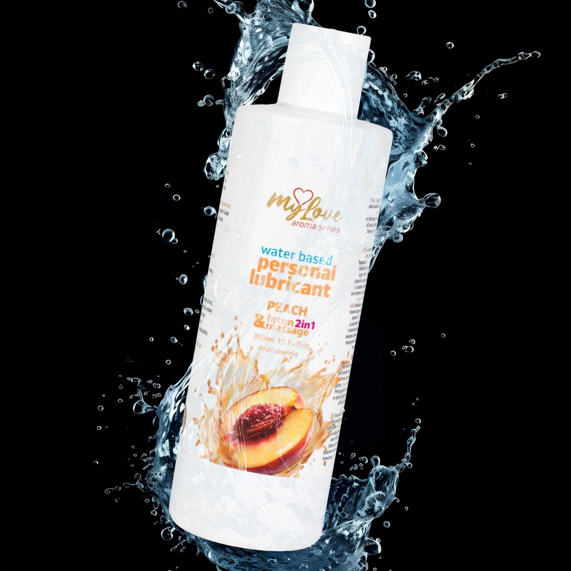 Лубрикант MyLove Aroma Series Intim&Massage 2in1 Peach, 300 мл