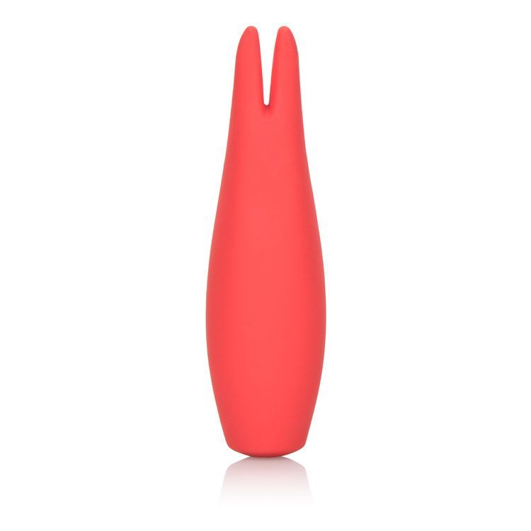 Вибратор для клитора CalExotics Red Hot Flare, 11,5 см (красный)