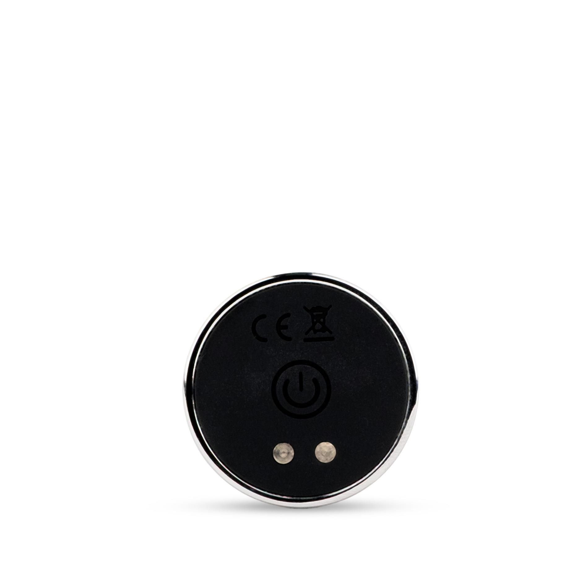 Анальная пробка B - Series HeavyFun Remote Control, 6.9 см (серебристый)