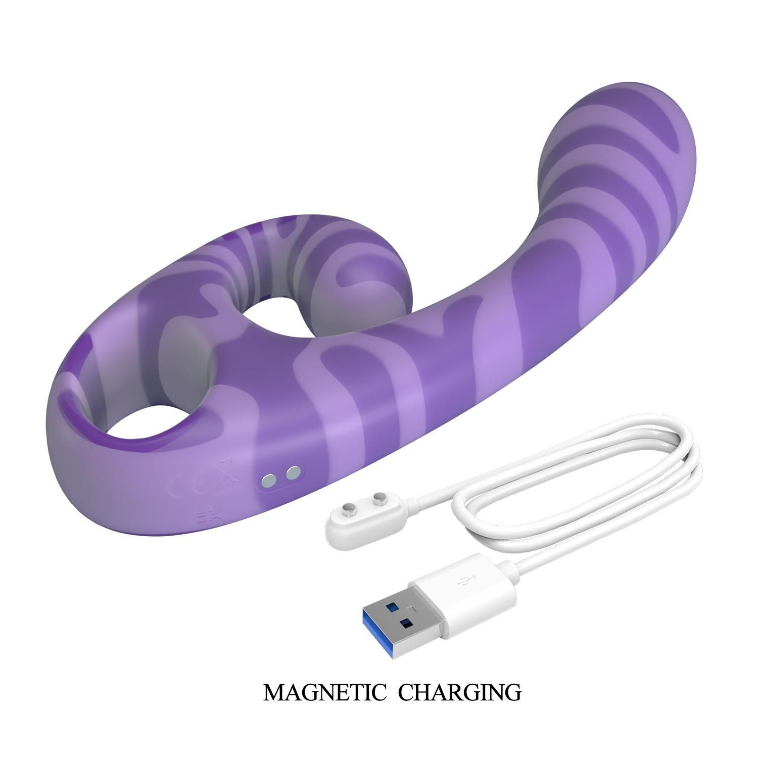 Вибратор Pretty Love Sumner, 19 см (фиолетовый)