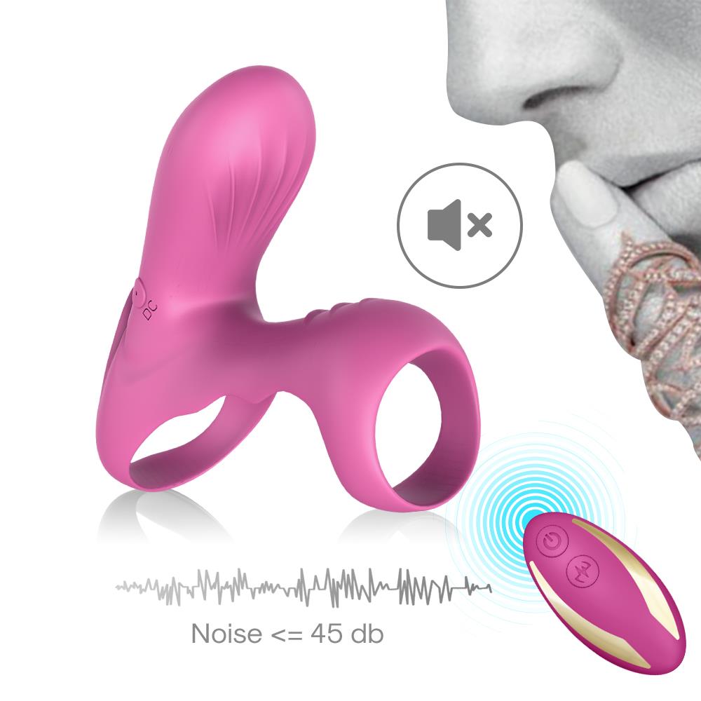 Виброкольцо Boss Series Ranger Penis Ring, 10.9 см (розовый)