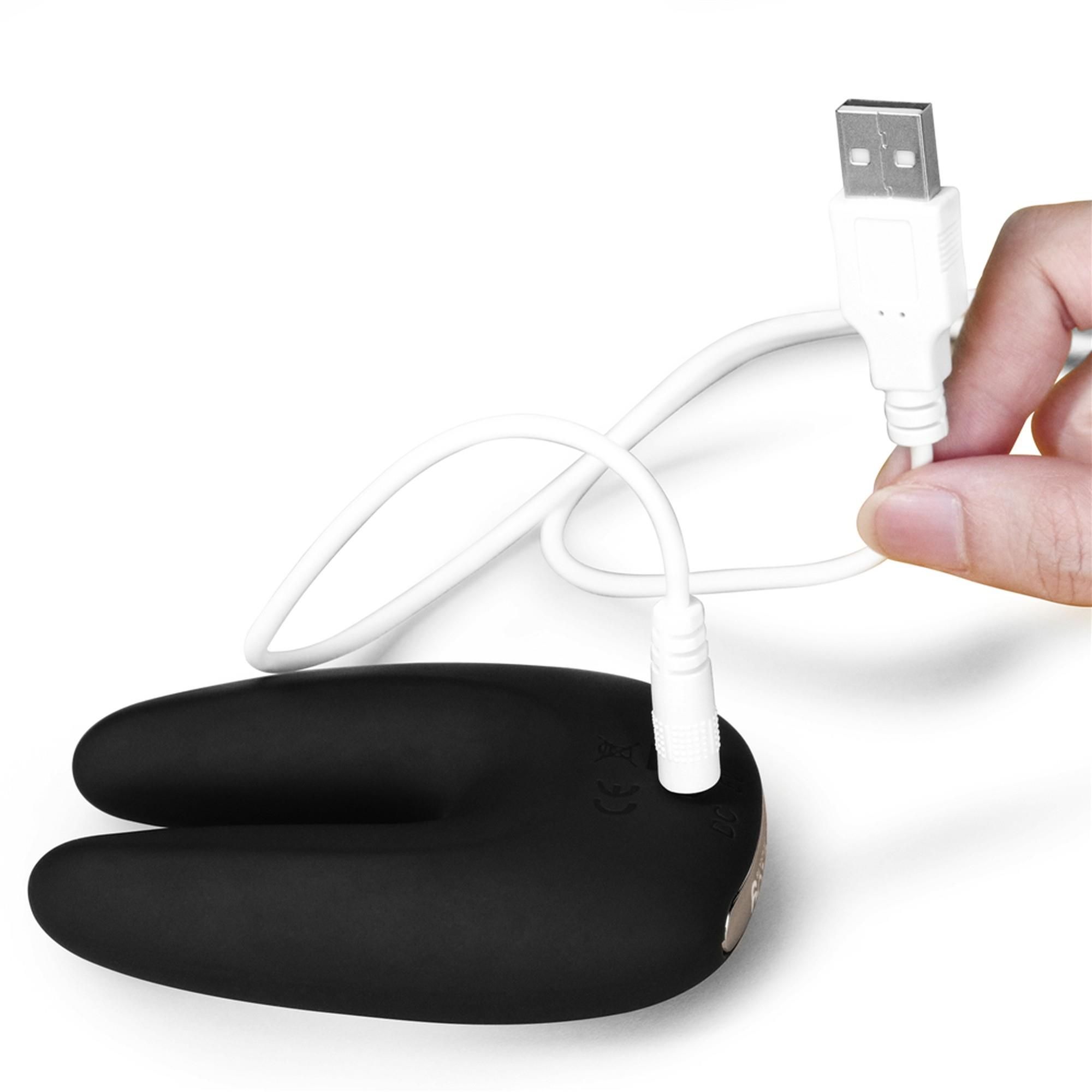 Wibrator LoveToy O-Sensual Rapture Twin, 9 cm (czarny)