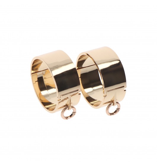 Наручники Taboom Dona Slave Wrist Cuffs, 6,2 см (золотой)