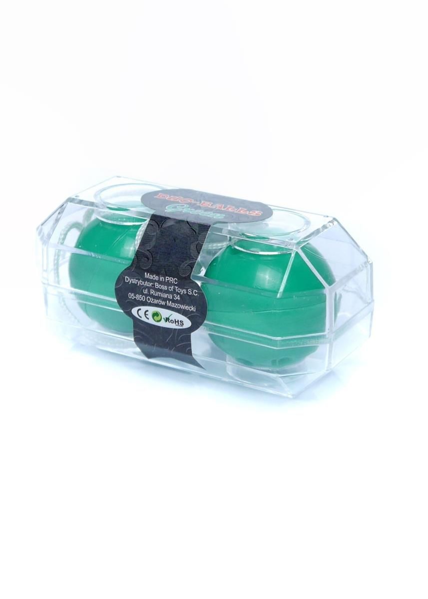 Вагинальные шарики Boss Series Duo Balls, 21 см (зеленый)
