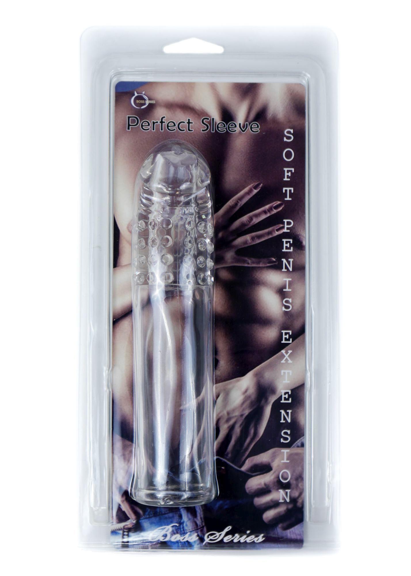 Насадка на пенис Perfect Sleeve - B - Series Lyla, 19 см (прозрачный)