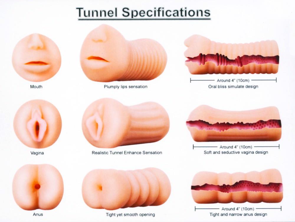 Набор мастурбаторов NMC XXX To-Go 3 in 1, 3 шт (телесный)