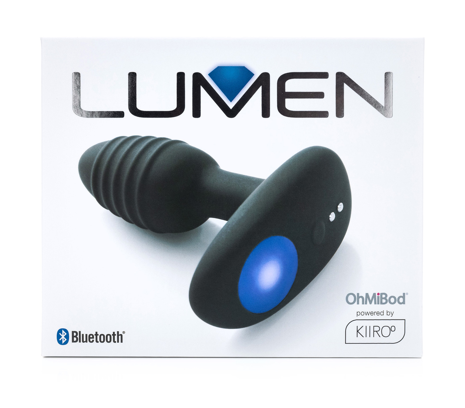Korek analny Kiiroo OhMiBod Lumen, 10,1 cm (czarny)